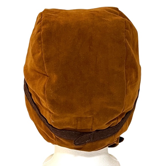 Kids Aviator Soft Helmet Hat with appliqué goggles and Chin strap - Picture 6 of 6